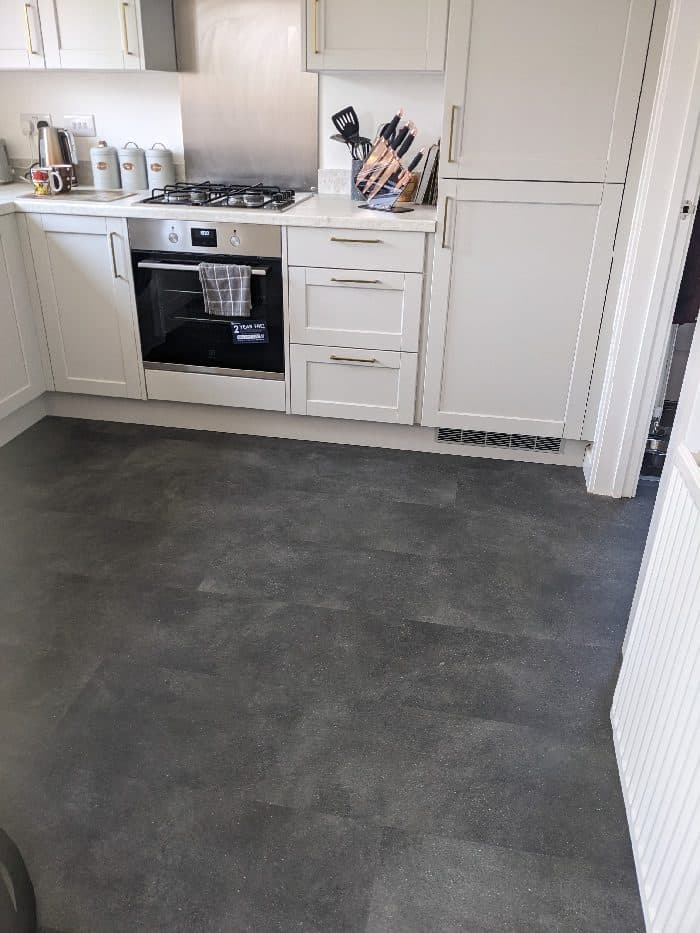 A floor fitted by Floor Fitter Wales for Gareth Dix in Ebbw Vale