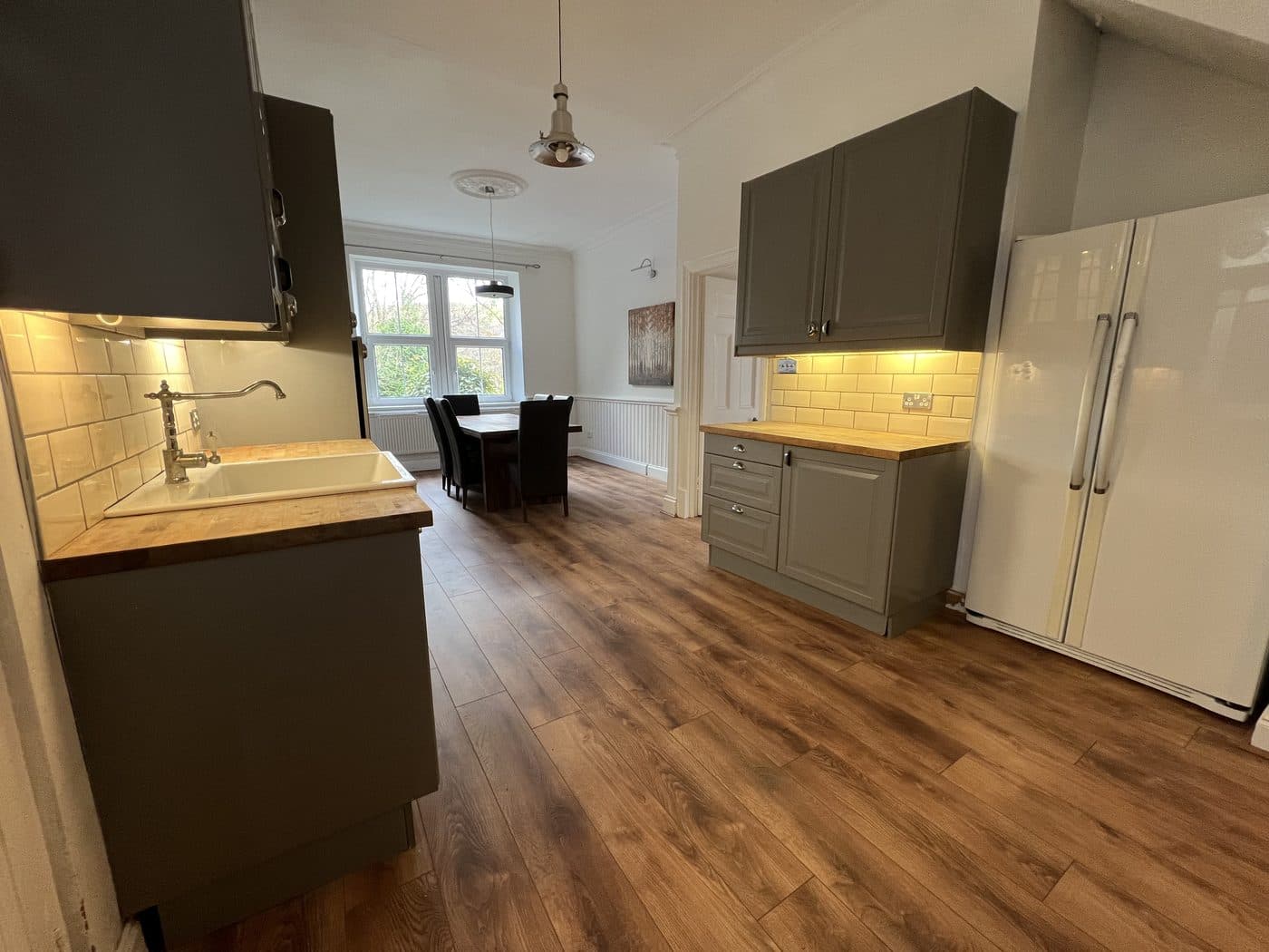 A floor fitted by Floor Fitter Wales for Gene Thomson in Ynyshir