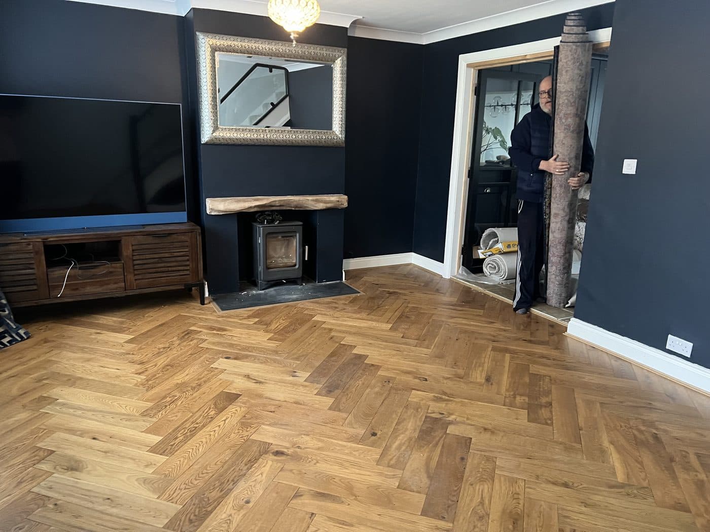 A floor fitted by Floor Fitter Wales for Kathryn Thomas in Port Talbot