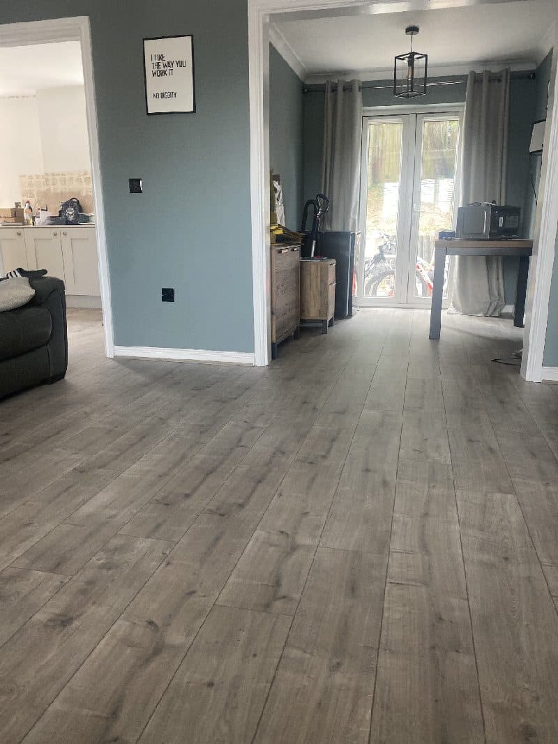 A floor fitted by Floor Fitter Wales for Shellie Mayled in Llantwit Fardre, Pontypridd